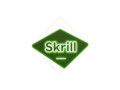 Skrill E-Wallet Logo in Limetten-Neon bei Golisimo Casino Auszahlungen