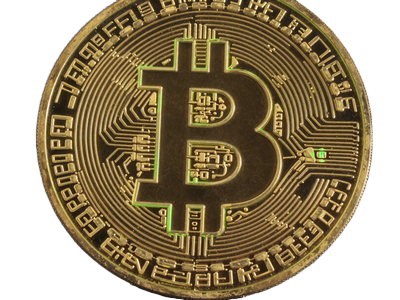 Bitcoin Coin unter Limetten-Neonlicht bei Golisimo Krypto-Zahlungen