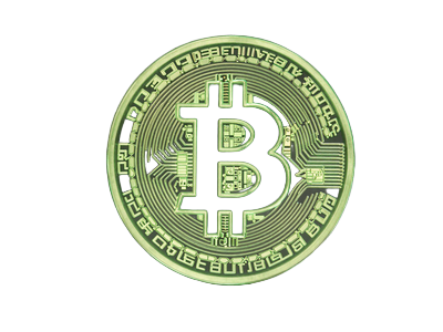 Bitcoin Kryptow&auml;hrung Logo in Limetten-Neon bei Golisimo Casino Auszahlungen